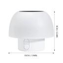 Solární LED stolní lampa stmívatelná IP65 3.7V USB-C nabíjení 10 × 9 cm dekorativní noční světlo RGB 2