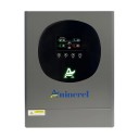 Solární měnič MPPT 6,2 kW 48 V výstup 230 V AC nabíjení 120 A a PV pole 9000 W rozsah 60-500 V DC barevný displej šedý na fotovoltaiku 1