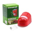 Solární poplašný systém s PIR detektorem pohybu, sirénou 110 dB, strobo LED, 4 režimy, voděodolný, 12 × 7,5 × 6,9 cm, na dům i zahradu 4