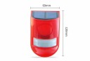 Solární poplašný systém s PIR detektorem pohybu, sirénou 110 dB, strobo LED, 4 režimy, voděodolný, 12 × 7,5 × 6,9 cm, na dům i zahradu 7