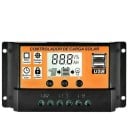 Solárny regulátor nabíjania 13,30 x 6,90 x 3,10 cm 12,8 V 30 A Farebný LCD MPPT/PWM Dvojitý USB Automatická identifikácia Ochrany Nabíjania 1