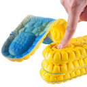 Solas para sapatos de cor neutra Almofadas de espuma macia Apoio ortopédico Amortecimento de impactos Design respirável Cortáveis Uso universal 4