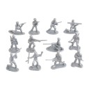 Soldatfigurer - 12 poseringer - pakke med 100 stk. 8