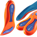 Soletta blu per scarpe Comfortevole imbottitura morbida Assorbimento del sudore Supporto per i piedi Protezione contro le vesciche Camminata confortevole Uso quotidiano 2