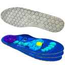 Soletta blu per scarpe Soletta morbida e confortevole Riduzione della pressione durante la camminata Soletta universale per calzature Soletta traspirante per uso quotidiano 1