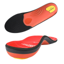 Soletti rossi per scarpe Cuscinetti gel ortopedici Assorbimento degli urti Supporto dell'arco Comfort nell'uso per sneakers e décolleté 4