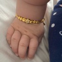 Solid armband för kvinnor 4 st H499 3