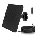 Solpanel 5V 20W 172x176x12 mm Vandtæt IP65 vægmonteret solcellesystem med 3m kabel og USB-C adapter til udendørs brug 1