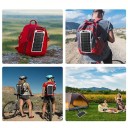 Solpanel för laddning av mobiltelefoner 30 W 14,5 x 30 cm monokristallinsk kisel USB typ C bärbar vattentät solcellsladdare 5