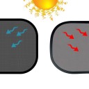 Solskydd för sidofönster 4 st. 4