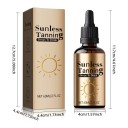 Solução autobronzeadora 60 ml gotas para beber em bebida com beta-caroteno resultado em 5 a 7 dias para autobronzeamento sem sol para todos os tipos de pele 2