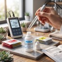 Solución KCl para almacenamiento de electrodos de medidor de pH, conservación de sonda de pH, 30 ml, cloruro de potasio líquido, botella blanca, para todos los medidores de pH 5