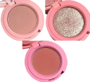 Sombra de ojos 3 en 1 brillante y mate Sombra de ojos de tres niveles Empaque compacto 4