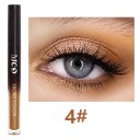 Sombras de ojos líquidas brillantes 2,7 g Resistente al agua de larga duración Alto brillo Efecto brillante Aplicación fácil 4