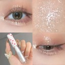 Sombras de ojos líquidas brillantes 4 ml Resistente al agua Brillo perlado Alto brillo Efecto iluminador Maquillaje de larga duración 3