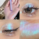 Sombras de ojos líquidas multichromáticas 3 ml Alto brillo Efecto perlado brillante Reflejo arcoíris Maquillaje de larga duración 1