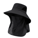 Sombrero de ala ancha de verano, 10 cm, 56-60 cm, transpirable, para cuello y cara, con visera, protección UV, protección solar 2
