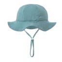 Sombrero de algodón para niños con sujeción Perímetro de cabeza 34–39 cm Visera 23 cm Profundidad 13 cm Gorra para bebés de 3–12 meses 3
