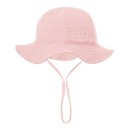 Sombrero de algodón para niños con sujeción Perímetro de cabeza 34–39 cm Visera 23 cm Profundidad 13 cm Gorra para bebés de 3–12 meses 10