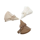 Sombrero de paja para mujer de 56-60 cm con ala ancha, sombrero de playa de verano con lazo, protección solar, accesorio elegante para el sol 2
