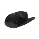 Sombrero de paja vaquero 56-58 cm Rafie Sombrero western de verano Material natural transpirable Accesorio unisex para festivales 1