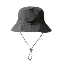 Sombrero de pescador impermeable 56–59 cm con cordón Sombrero de poliéster de secado rápido para actividades al aire libre, senderismo 2