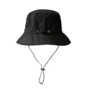 Sombrero de pescador impermeable 56–59 cm con cordón Sombrero de poliéster de secado rápido para actividades al aire libre, senderismo 1