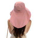 Sombrero para el sol al aire libre, unisex, de ala ancha, con cubrecuello, protección solar UPF, para verano, primavera y verano, 56-60 cm 5