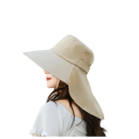Sombrero para el sol al aire libre, unisex, de ala ancha, con cubrecuello, protección solar UPF, para verano, primavera y verano, 56-60 cm 11