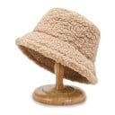 Sombrero unisex de lana 56–58 cm Lana de cordero Sombrero elegante y cálido de invierno Cobertura de cabeza suave y cálida para otoño 4