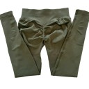 Sömlösa sportleggings med låg midja för kvinnor, elastiska leggings för yoga och fitness, bekväma, åtsittande byxor för fri rörlighet 19