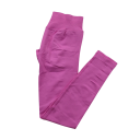 Sömlösa yogaleggings med låg midja för kvinnor, stretchiga sportbyxor för gymmet, tajta elastiska fitnessleggings 7