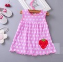 Sommarklänning för flickor med prickiga J618 5