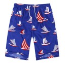 Sommarshorts för par med båt 2