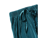 Sommer damer Løse plisserede bukser Brede silkebukser med elastisk talje Letvægts luftigt materiale Elegant komfortabelt 3