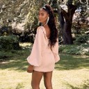 Sommer minikjole pink 2