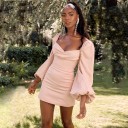 Sommer minikjole pink 3