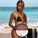 Sommer solcreme bronzer til ansigt og krop 80 g i sort krukke for en naturlig bronzetone uden sol 3