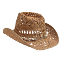 Sommer stråhat til kvinder Håndvævet strandhat 56–58 cm Muslingedekoration Højde 12 cm 7