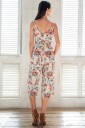 Sommerjumpsuit med blomstermønster til kvinder J1363 4