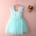 Sommerkleid für Mädchen mit Blumen J1892 11