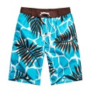 Sommershorts til par med palmeblade 5