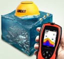 Sonar sem fios com sonda lançada para pesca a partir de barco ou da margem Profundidade de 45 m Alcance da sonda até 60 m Ecrã colorido de 2,4 4