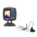 Sonar wireless pentru pești LUCKY FF918-CWLS 45° unghi al fasciculului rază 0,6–183 m DC 10–18 V sonar de pescuit negru pentru pescuit 3