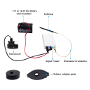 Sonar wireless per pesci LUCKY FF918-CWLS angolo del fascio 45° portata 0,6–183 m DC 10–18 V ecoscandaglio nero per la pesca 2