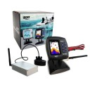 Sonar wireless per pesci LUCKY FF918-CWLS angolo del fascio 45° portata 0,6–183 m DC 10–18 V ecoscandaglio nero per la pesca 5