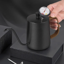 Sonda de temperatura de acero inoxidable para café 0–100 °C con escala circular y clip Longitud 13,5 cm Diámetro de la sonda 4 mm Medición precisa 3