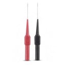 Sonde a spillo per automultimetro 2 pz 30 V Lunghezza 79 mm Con punta metallica sottile Per banana da 4 mm Rossa e nera Per autoelettricità 1