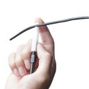 Sonde a spillo per automultimetro 2 pz 30 V Lunghezza 79 mm Con punta metallica sottile Per banana da 4 mm Rossa e nera Per autoelettricità 2