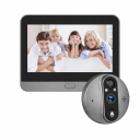 Sonerie video WiFi fără fir 1080P cu cameră, ecran tactil de 7", intercom video, card de 32GB, mai multe monitoare, sistem de ușă pentru acasă 1